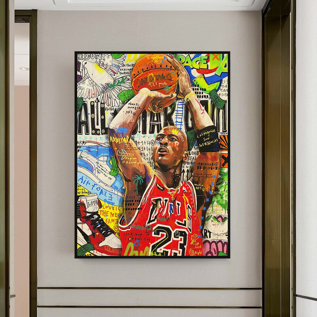 NBA All Star Jordan Art: A Must-Have for Fans-ChandeliersDecor