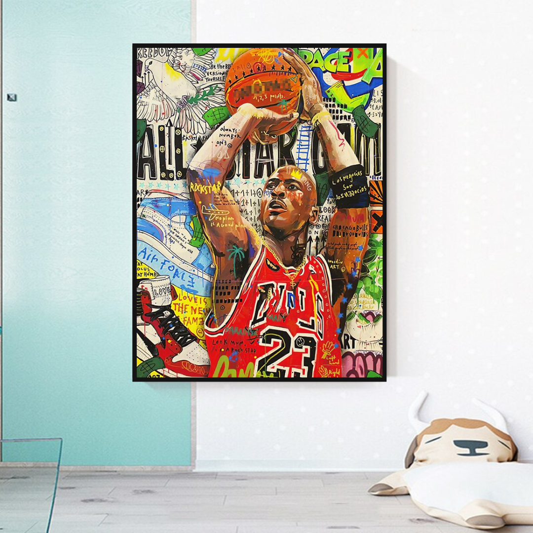 NBA All Star Jordan Art: A Must-Have for Fans-ChandeliersDecor