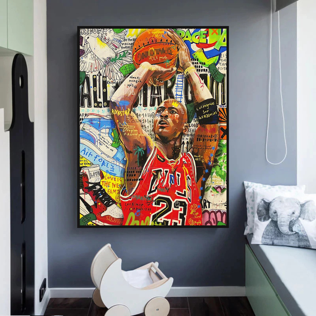 NBA All Star Jordan Art: A Must-Have for Fans-ChandeliersDecor