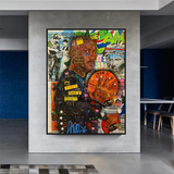 NBA All Star Jordan Art: Exclusive Athlete's Legacy-ChandeliersDecor