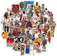 NBA Basketball Star Stickers-ChandeliersDecor