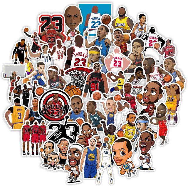 NBA Basketball Star Stickers-ChandeliersDecor