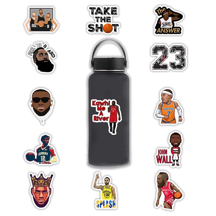 NBA Basketball Star Stickers-ChandeliersDecor