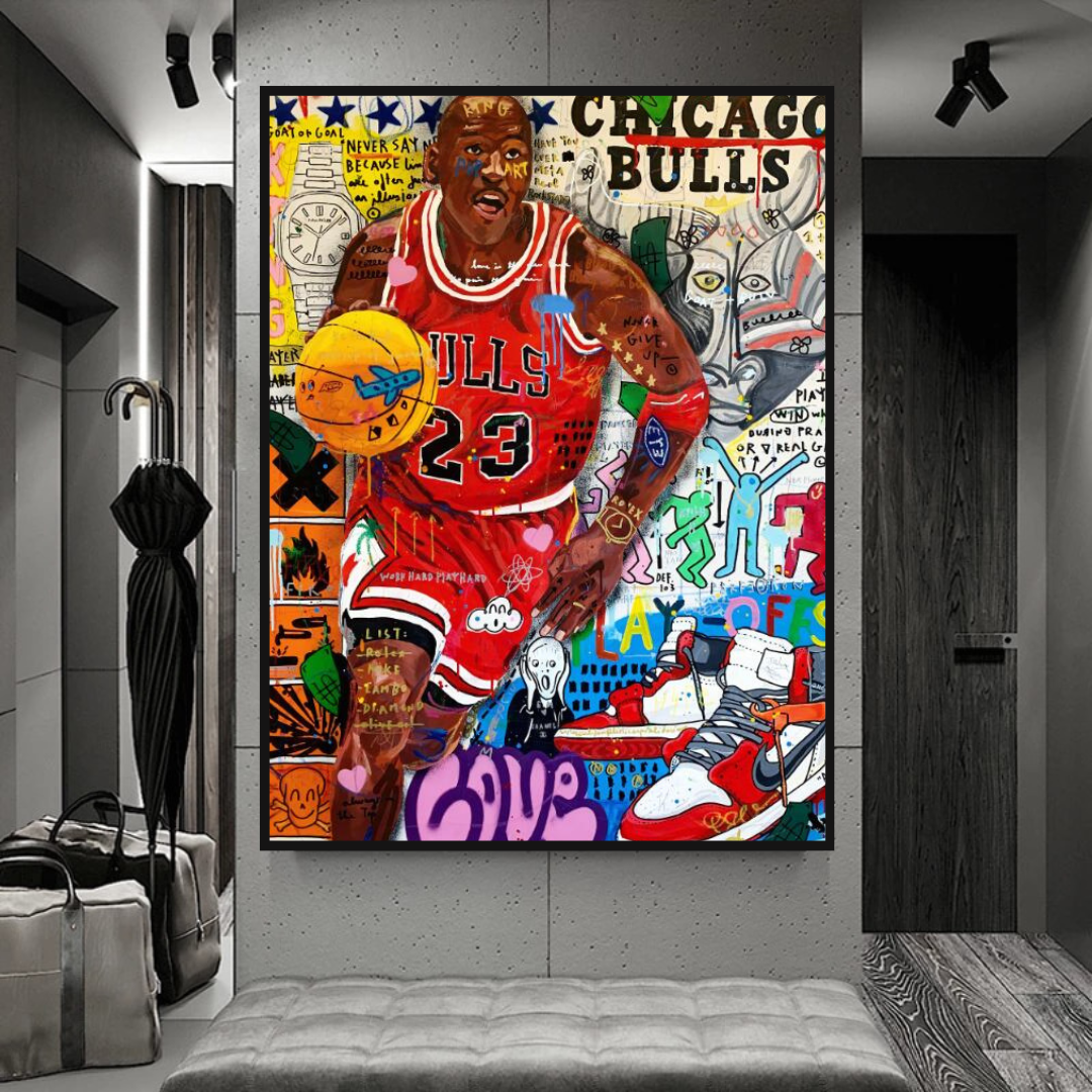 NBA Jordan Poster: Authentic Collectible for Fans-ChandeliersDecor