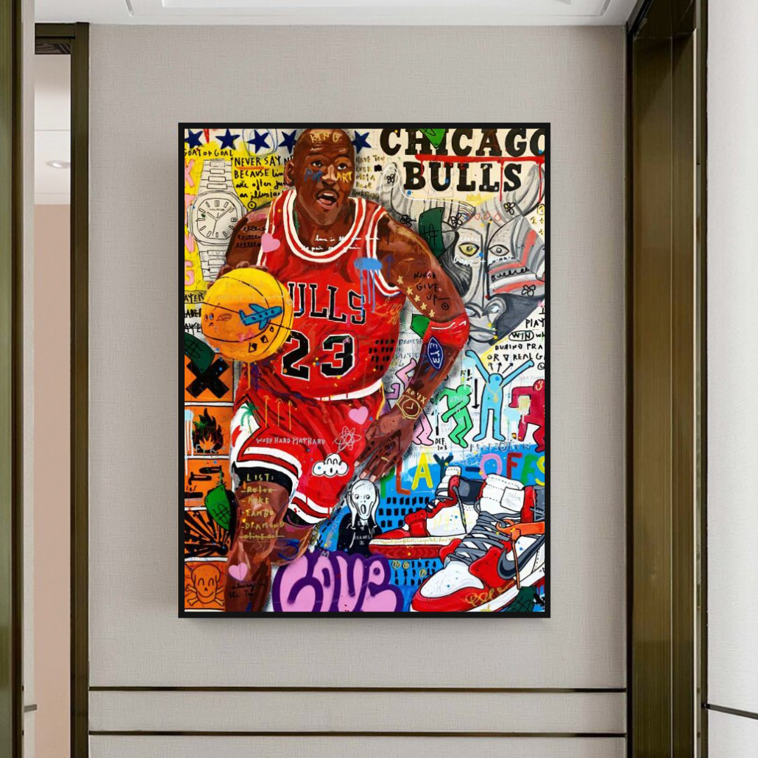 NBA Jordan Poster: Authentic Collectible for Fans-ChandeliersDecor