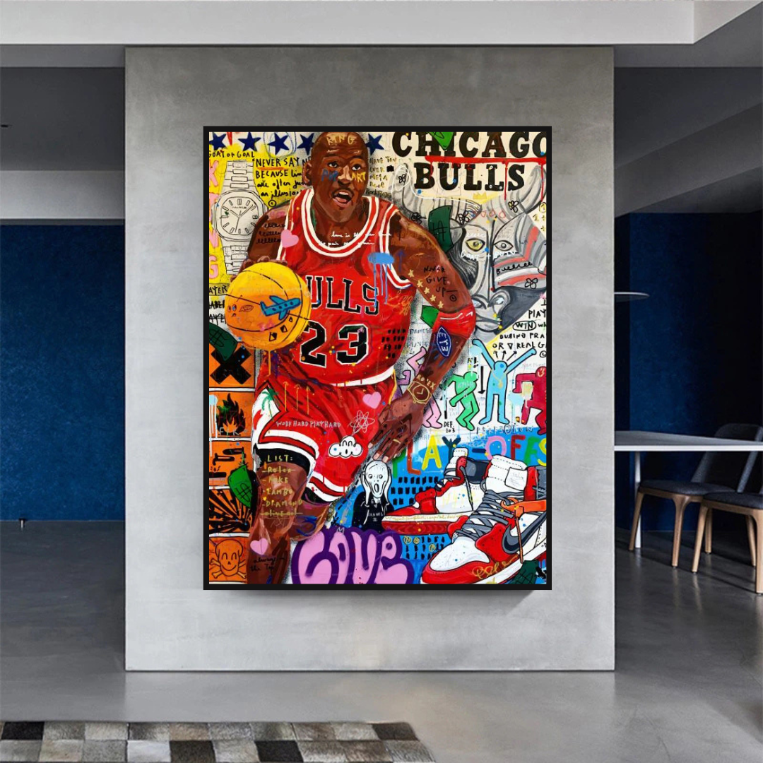 NBA Jordan Poster: Authentic Collectible for Fans-ChandeliersDecor