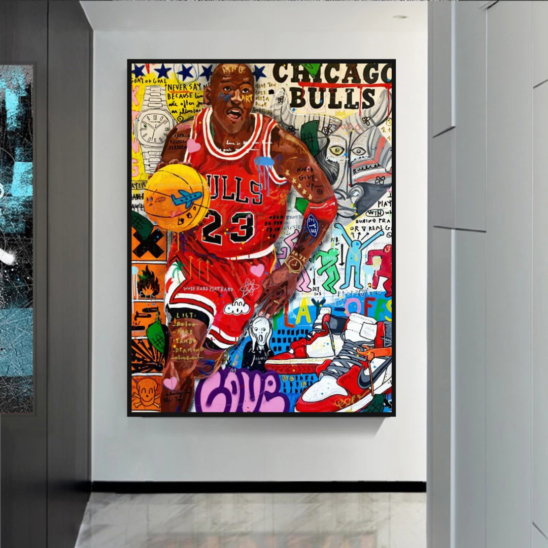 NBA Jordan Poster: Authentic Collectible for Fans-ChandeliersDecor