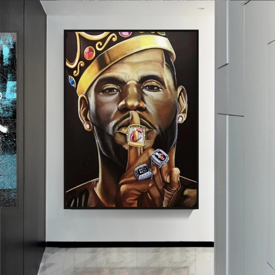 NBA LeBron James Poster: Get a Stunning Collectible!-ChandeliersDecor