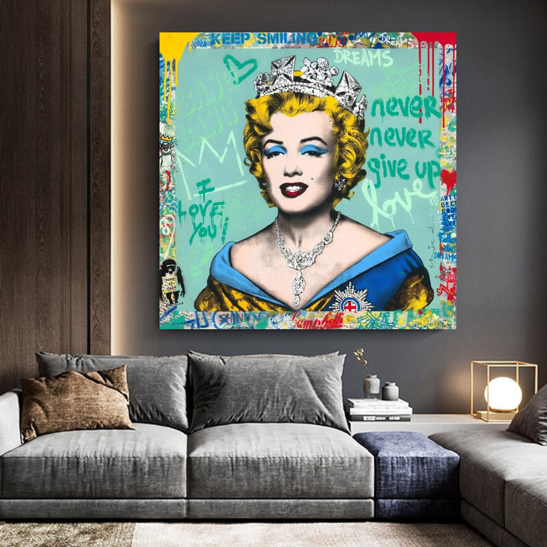 Never Never Giveup Marilyn Poster - Embolden Your Courage-ChandeliersDecor