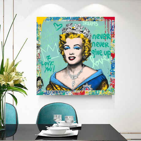 Never Never Giveup Marilyn Poster - Embolden Your Courage-ChandeliersDecor