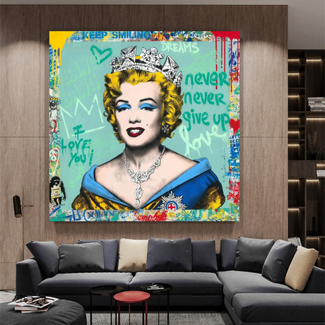 Never Never Giveup Marilyn Poster - Embolden Your Courage-ChandeliersDecor