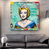 Never Never Giveup Marilyn Poster - Embolden Your Courage-ChandeliersDecor