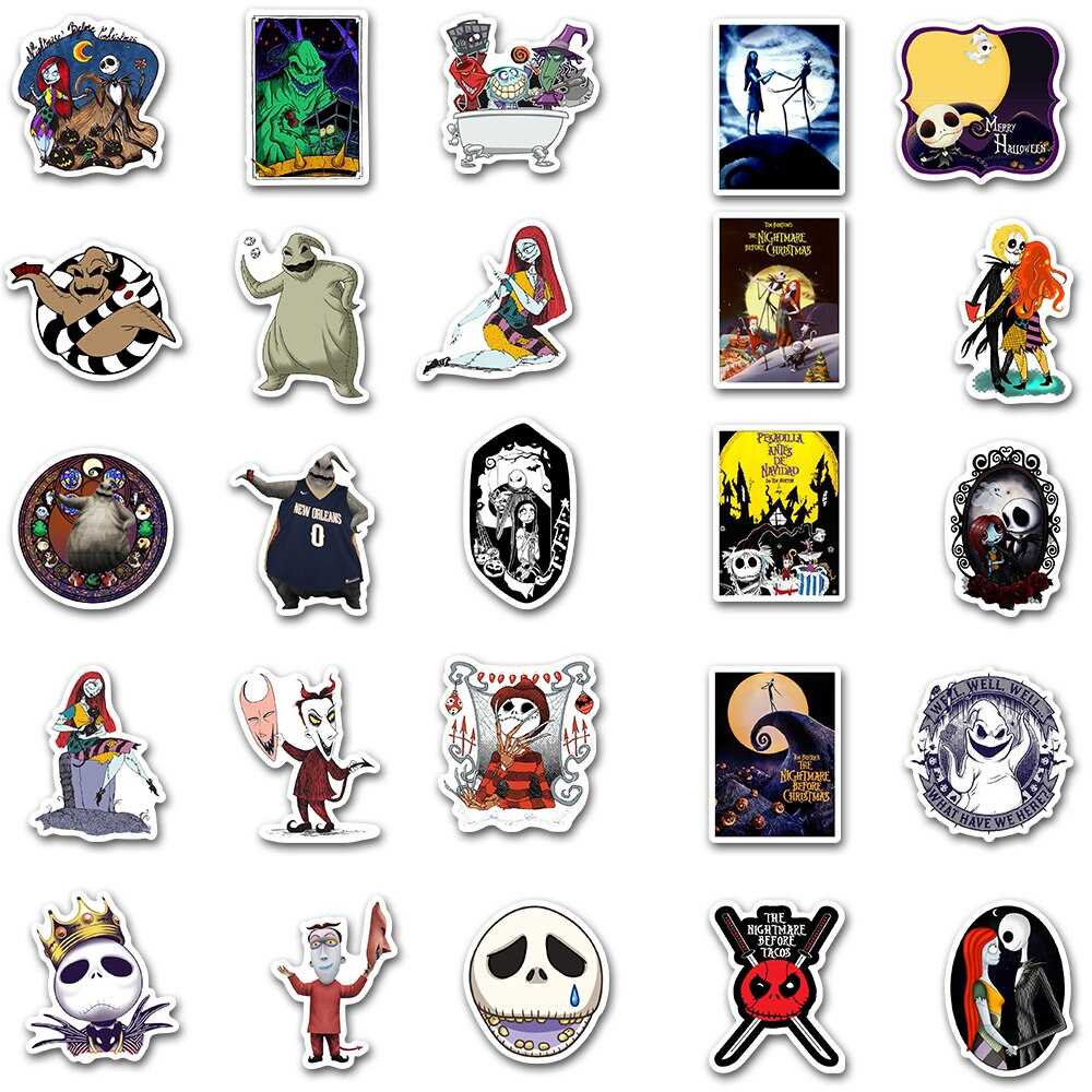 Nightmare Before Christmas Stickers Pack-ChandeliersDecor