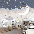 Nighty Night Moon Nursery Wallpaper - Transform Baby's Room-ChandeliersDecor.com