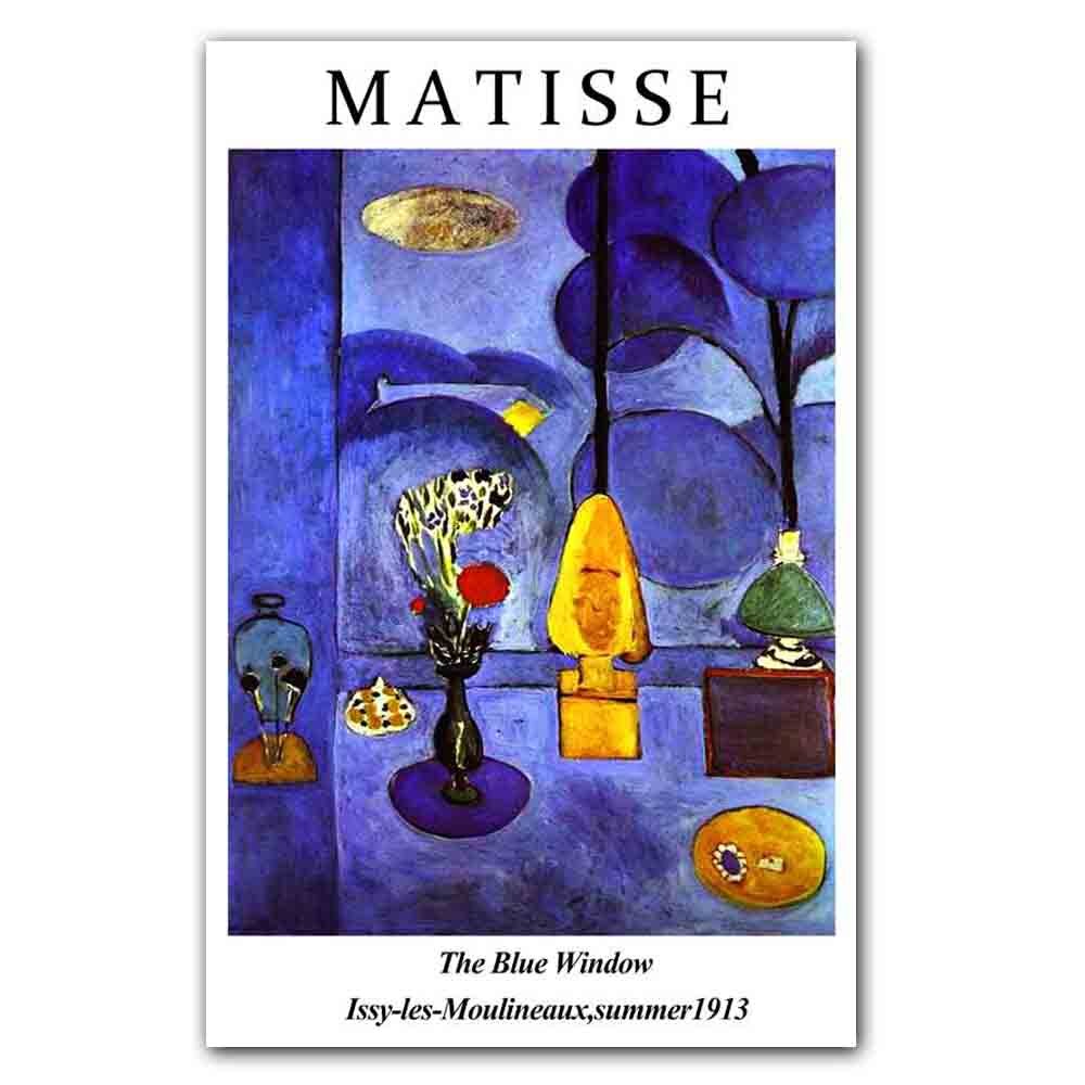 Nordic Abstract Art Canvas Matisse Poster Canvas Wall Art-ChandeliersDecor