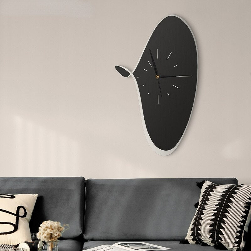 Horloge murale suspendue pour porche, style art nordique