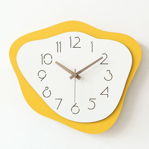 Horloge murale créative nordique pour salon | Horloge murale design