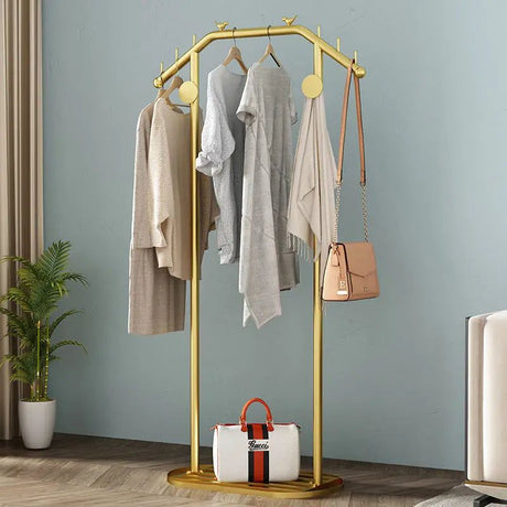 Nordic Floor Standing Coat Rack Organiser-GraffitiWallArt