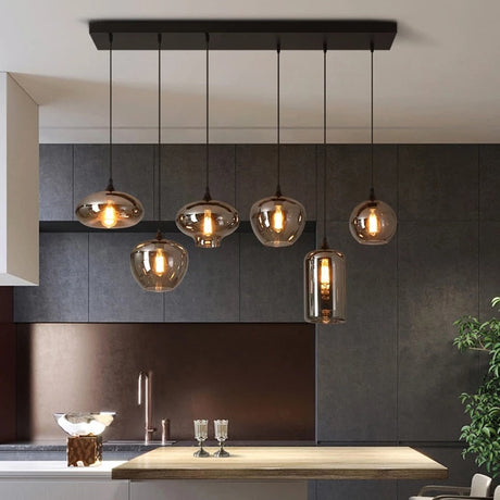 Nordic Glass LED Pendant Lights Stylish Illumination