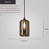 Nordic Glass LED Pendant Lights: Stylish Illumination-ChandeliersDecor