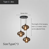 Nordic Glass LED Pendant Lights: Stylish Illumination-ChandeliersDecor