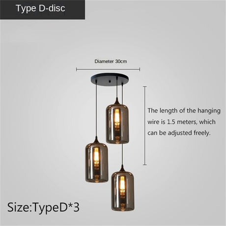 Nordic Glass LED Pendant Lights: Stylish Illumination-ChandeliersDecor