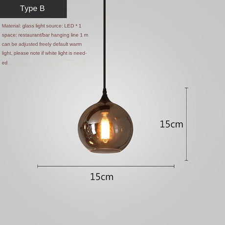 Nordic Glass LED Pendant Lights: Stylish Illumination-ChandeliersDecor