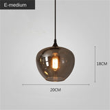 Nordic Glass LED Pendant Lights: Stylish Illumination-ChandeliersDecor