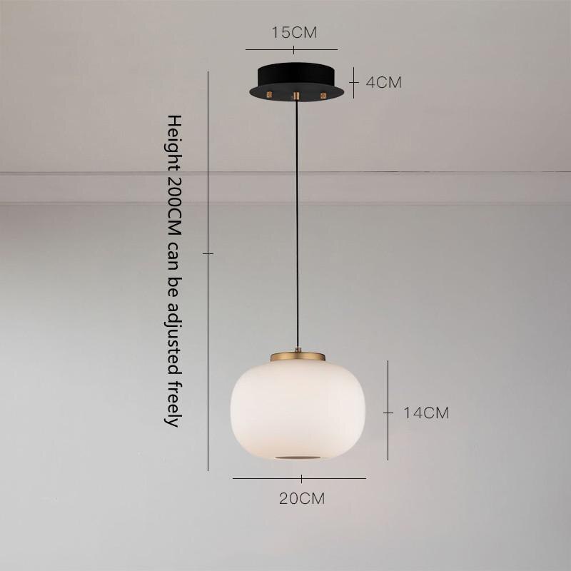 Nordic Glass Pendant Light: Exquisite Lighting Fixture-ChandeliersDecor