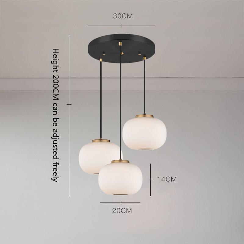 Nordic Glass Pendant Light: Exquisite Lighting Fixture-ChandeliersDecor