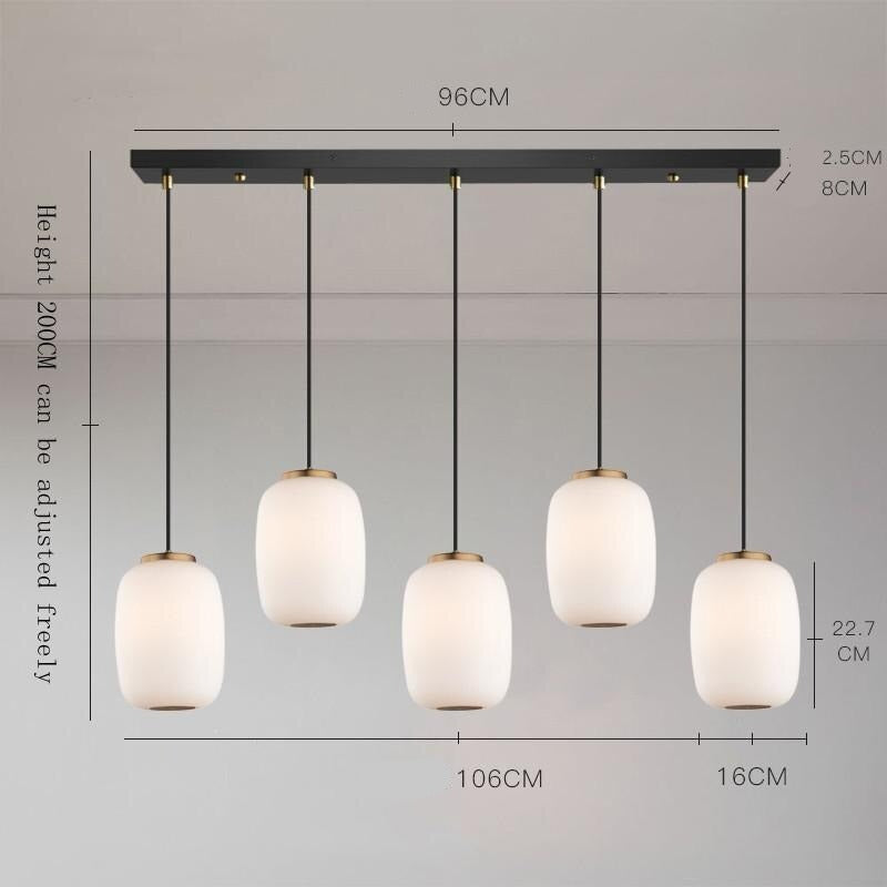 Nordic Glass Pendant Light: Exquisite Lighting Fixture-ChandeliersDecor