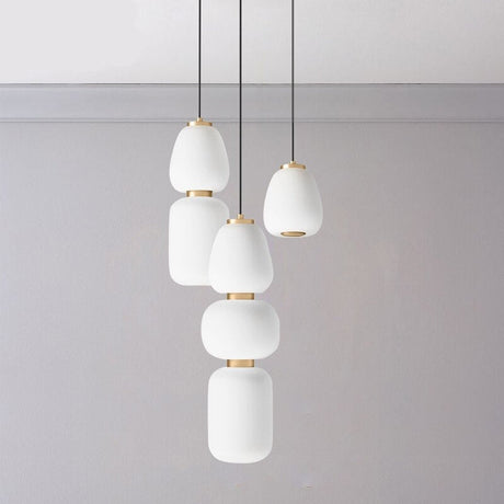 Nordic Glass Pendant Light: Exquisite Lighting Fixture-ChandeliersDecor