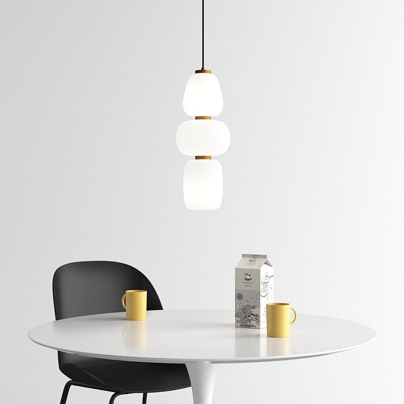 Nordic Glass Pendant Light: Exquisite Lighting Fixture-ChandeliersDecor