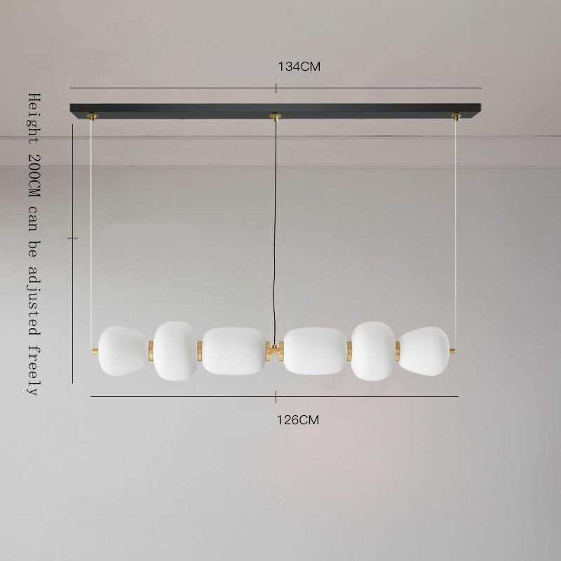 Nordic Glass Pendant Light: Exquisite Lighting Fixture-ChandeliersDecor