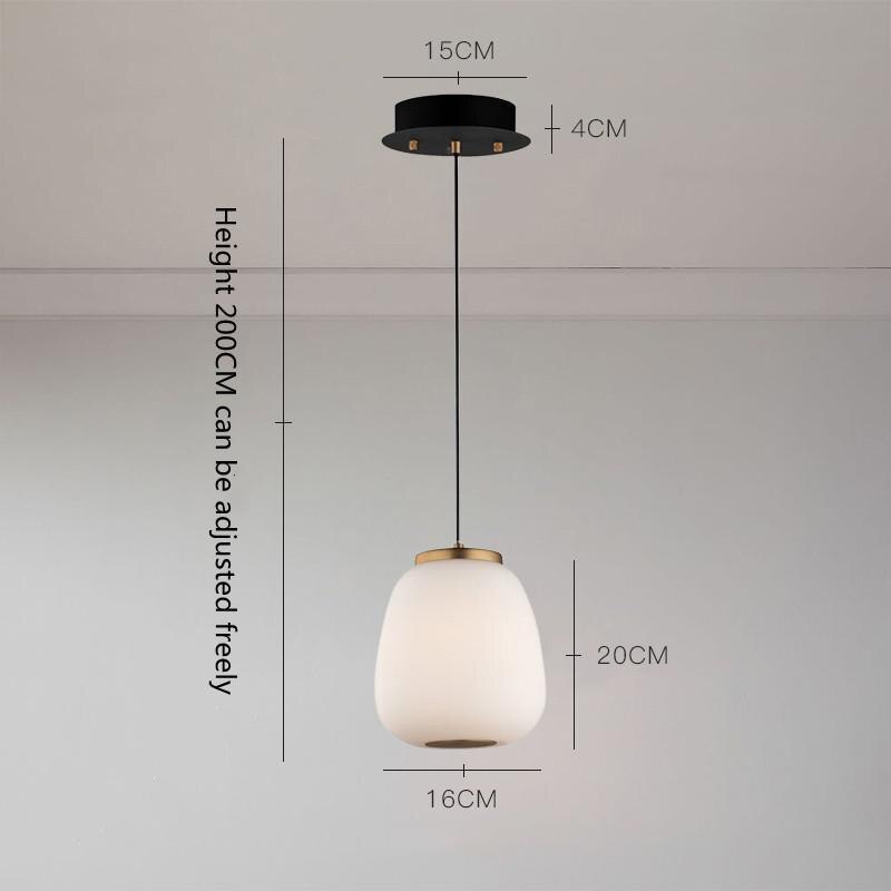 Nordic Glass Pendant Light: Exquisite Lighting Fixture-ChandeliersDecor