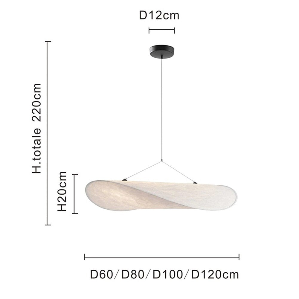 Nordic Vertigo LED Pendant Lamp-ChandeliersDecor