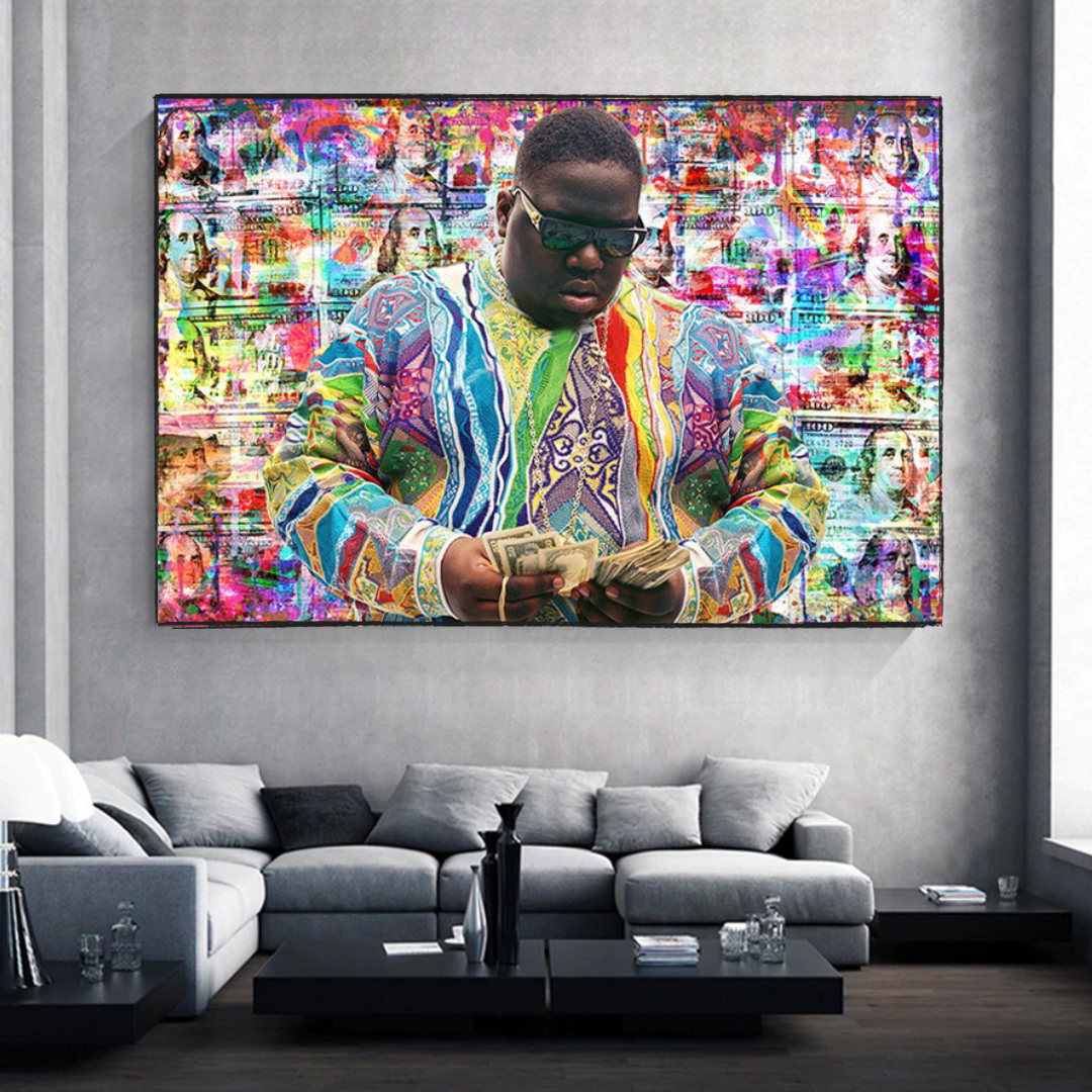 Notorious BIG - Biggie Smalls Poster: Iconic Hip Hop Art-ChandeliersDecor