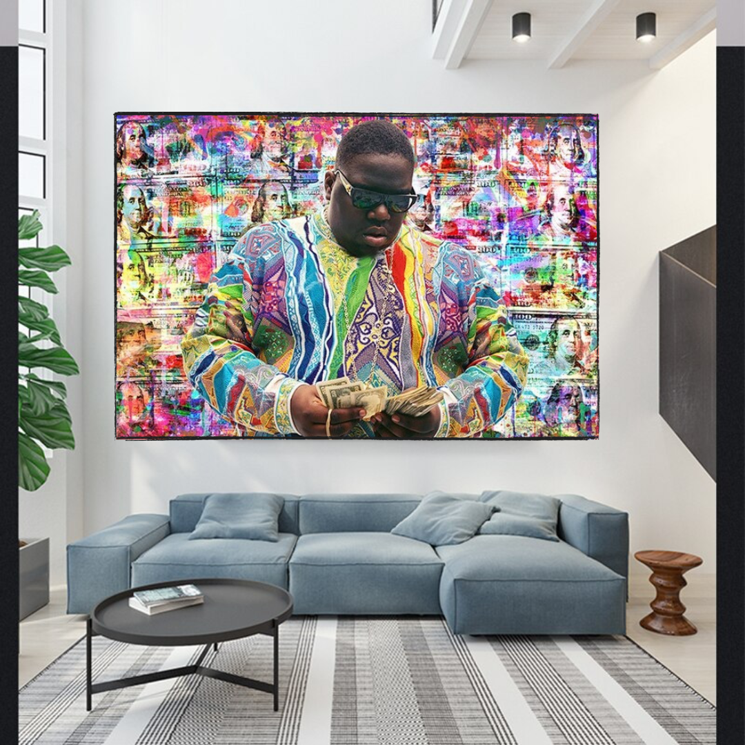 Notorious BIGGIE Smalls & Tupac Canvas Wall Art-ChandeliersDecor