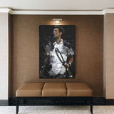 Novak Djokovic Tennis Legend Sports Canvas Wall Art-ChandeliersDecor