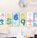 Number Fun Kids Wall Padded Safety Cushions Set-ChandeliersDecor