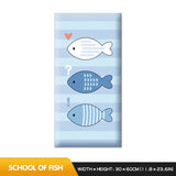 Ocean Creatures Kids Wall Padded Safety Cushions-ChandeliersDecor