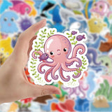 Ocean Creatures Stickers Pack - Discover a World Underwater-ChandeliersDecor