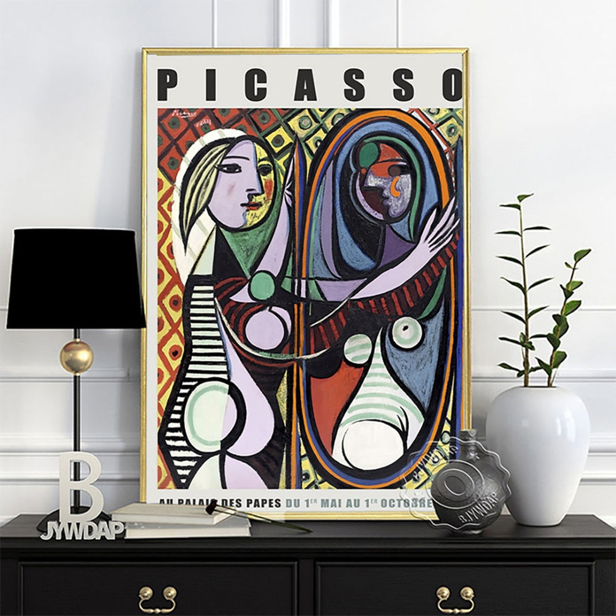 Original Pablo Picasso Exhibition Poster Artworks from the Master Displayed-ChandeliersDecor