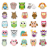 Owl Stickers Pack: Durable and Adorable Designs-ChandeliersDecor