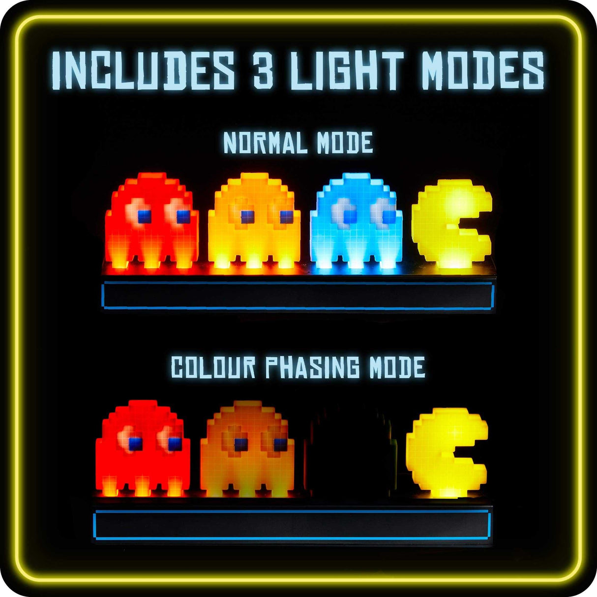 Pac Man Ghost Light Table Lamp-ChandeliersDecor