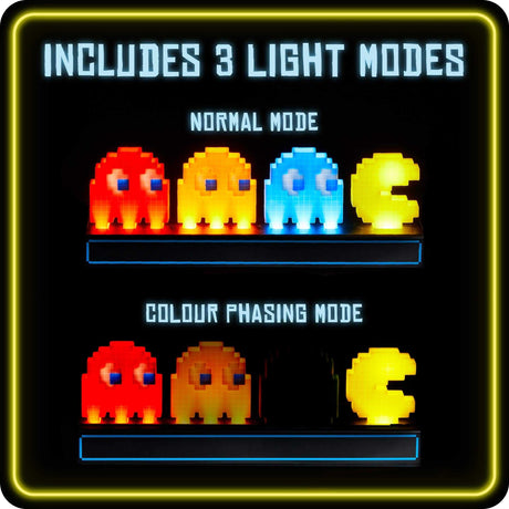 Pac Man Ghost Light Table Lamp-ChandeliersDecor