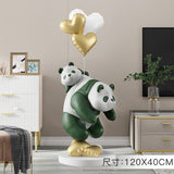 Panda Statue: A Majestic and Adorable Home Décor-ChandeliersDecor