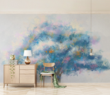 Pastel Tree Wallpaper Murals: Transform Your Space-ChandeliersDecor