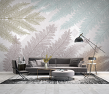 Paster Colours Textured Leaves - Leaves Wallpaper Mural-ChandeliersDecor