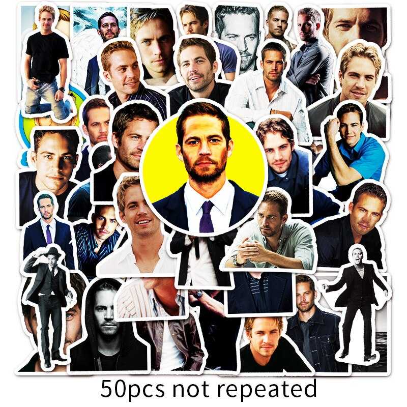 Paul Walker Movie Star Stickers Pack-ChandeliersDecor